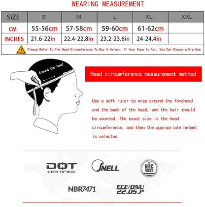 Youth Motorcycle Helmet, Suitable for All Seasons,Boys and Girls Motocross Full Face Helmets,Dot/Fmvss-218 Certification Standard,K,M