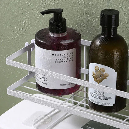 Toilet over the Shelf Toilet Storage 1Tier Bathroom Shelves Organizer,Multi-Function Paper Holder Basket No Drilling Space Saver