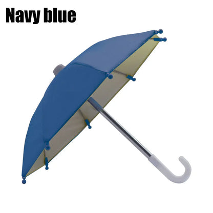 1Pcs New Motorcycle Phone Holder Mini Sunshade Umbrella Bicycle Decoration Accessories Polyester Mobile Motorcycle Accessories