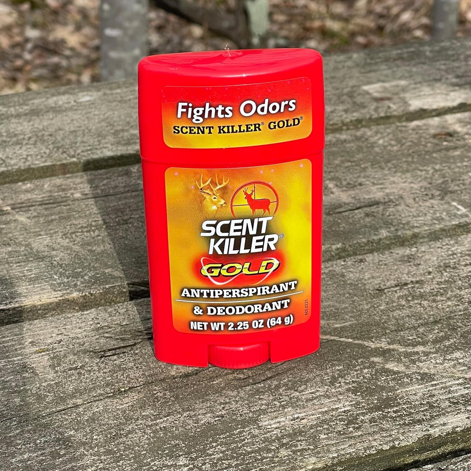 Scent Killer Gold Unscented Deodorant and Antiperspirant for Hunting Scent Control
